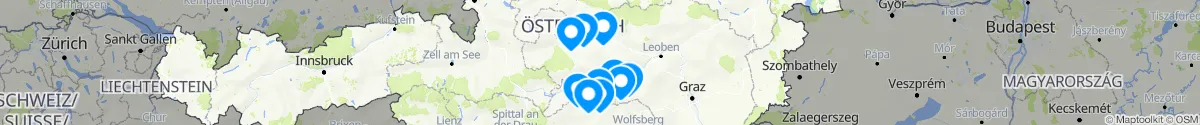 Kartenansicht für Apotheken-Notdienste in der Nähe von Niederwölz (Murau, Steiermark)